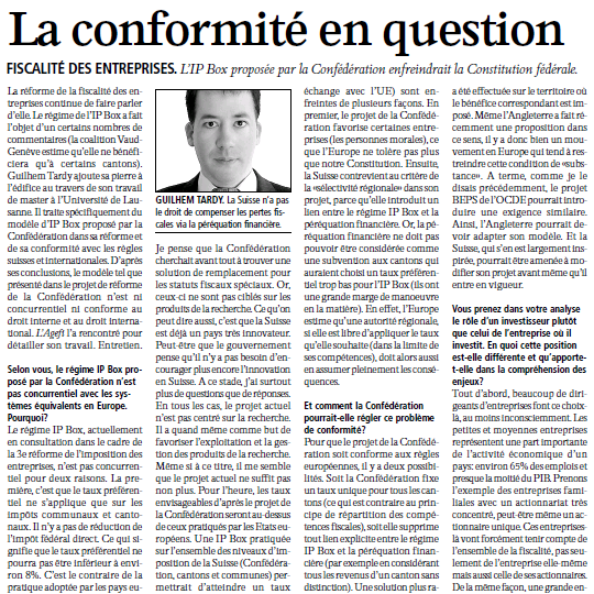 Fiscalité des entreprises : la conformité en question